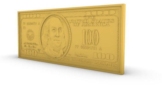 Hundred dollars Bill billete de cien dolar