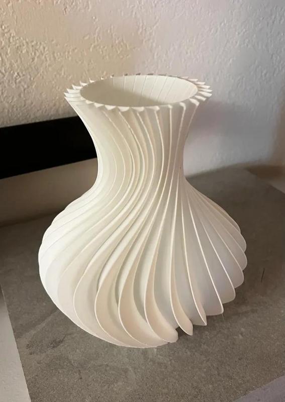 Fibonacci Vase with Bottom