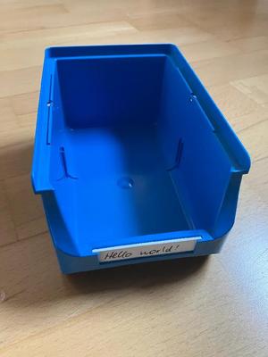 reusable Aldi Süd Workzone big sorting box label (f3d, 3mf)/ wiederverwendbare Aldi Süd Workzone Sortierbox Label (f3d, 3mf)   