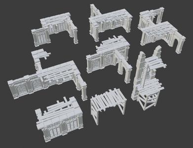 Fantasy Ruins – Basic Modular Building Blocks