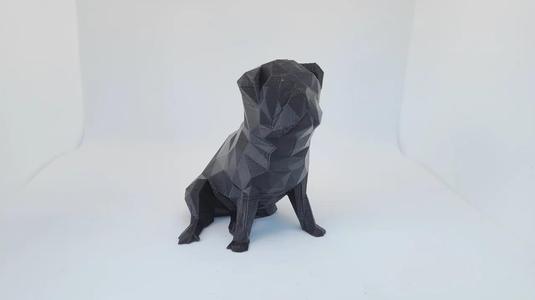 Low poly remix of Prusa Pug Buddy 2.0
