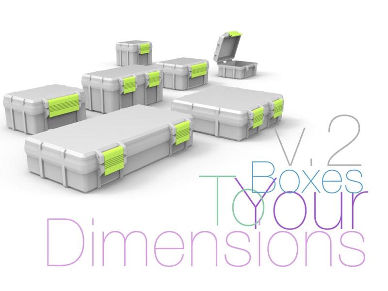 3D Boxes to Your Dimensions v.2