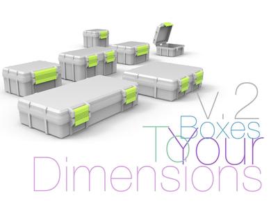 3D Boxes to Your Dimensions v.2