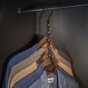 SPACE-SAVING CASCADING COAT HANGER - 5 IN 1