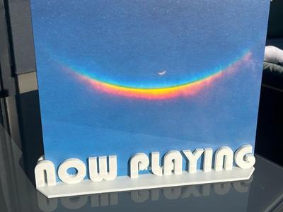 “Now Playing” LP/Vinyl Tisch halterung