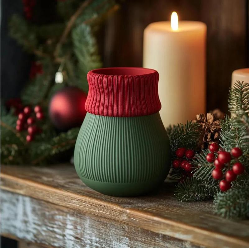 Cute Christmas Sweater Vase
