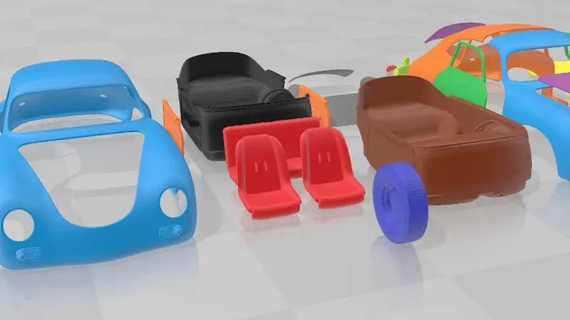 Porsche 356 A Coupe Printable Car