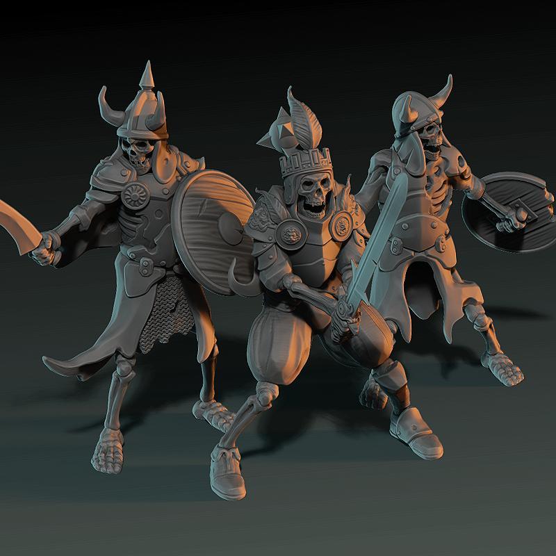 Skeleton bundle presupported