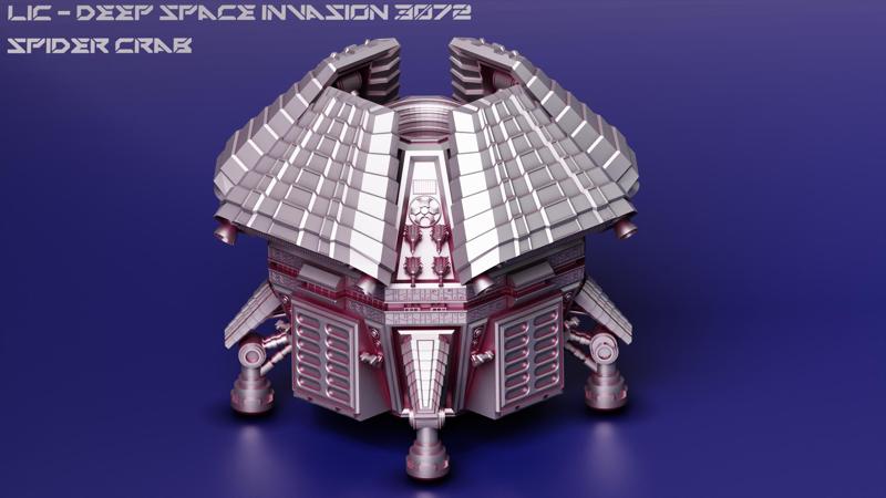 LIC – Spider Crab Assault Dropship. Mechscale