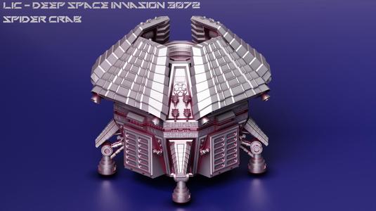 LIC – Spider Crab Assault Dropship. Mechscale