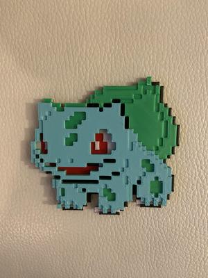 Bulbasaur – Single Extruder no AMS Multicolour Pixel Art