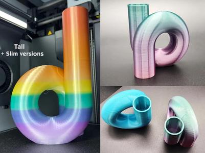 ⌾ Pipe Loop Flower Vases