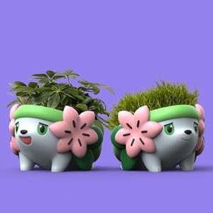 Shaymin Planter (Easy Print No Supports)