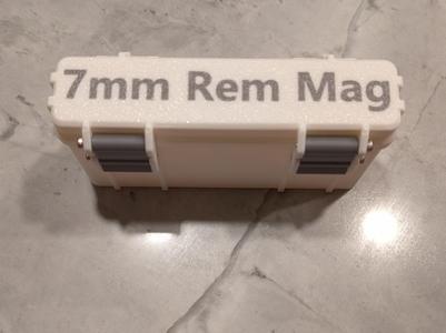 7mm Remington Magnum 20rnd Ammo Box