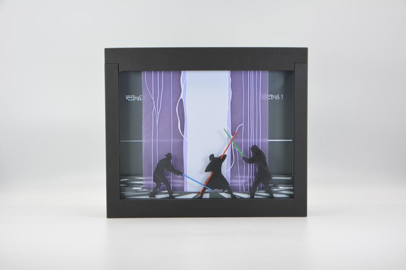 Star Wars Duel in Theed Shadow Box