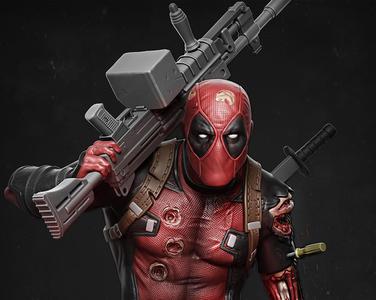 Deadpool statue
