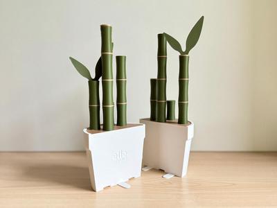 Bambooks, bookends with bookmarks.