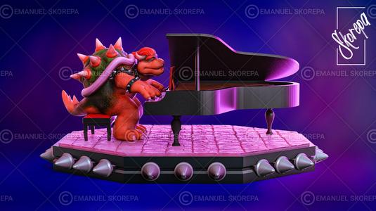 BOWSER - PEACHES - PIANO