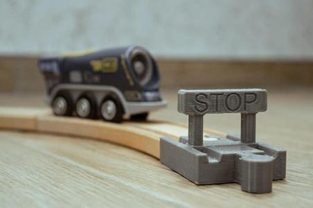 Dead End for IKEA Wooden Railway   