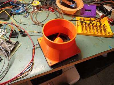 120mm fan to 100mm/4inch duct adapter   