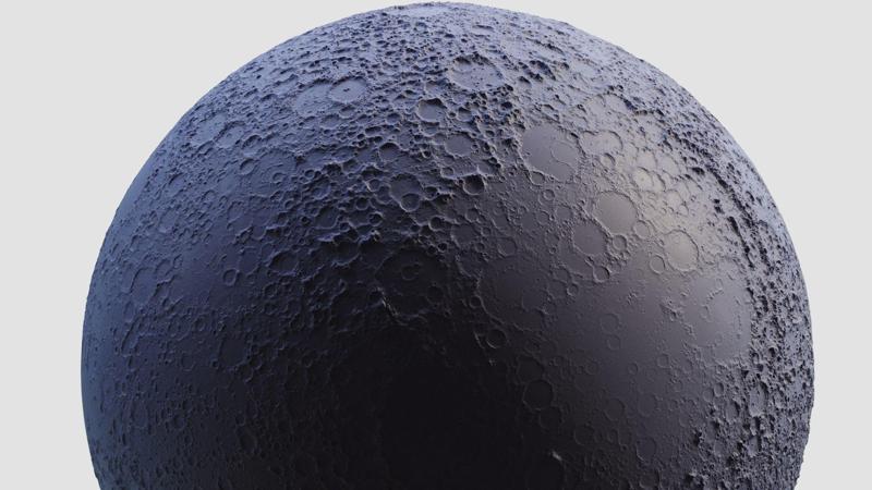 Printable moon – two insertable parts