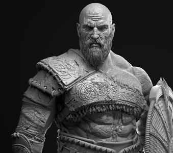 Kratos -God Of War Ragnarok fanart
