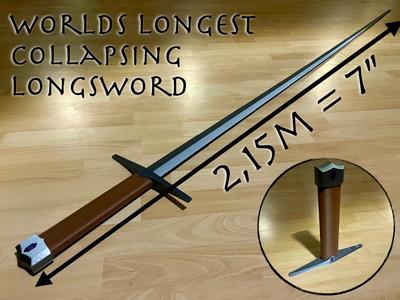 Mighty Sword – Worlds longest 2m collapsing sword