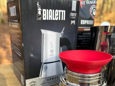 Bialetti Funnel & Tamper: Minimize Mess, Maximize Espresso