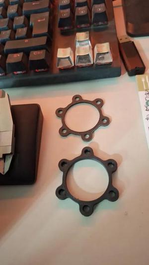 6 Bolt Disc Brake Spacer/Adapter 100 to 110 Boost Front Hub MTB