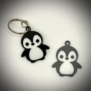 Penguin Key Ring or Bag Tag (2 piece for multicolor)   