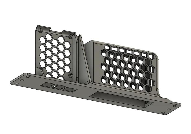 U1 10" Inch Rack Mount for Raspberry Pi 4 and TL-LS1005G   