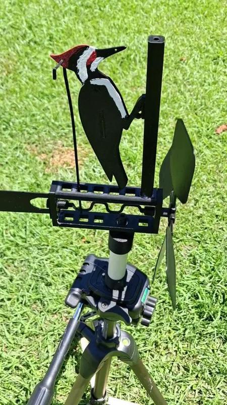 Fully Printable Modular Windmill / Windvane / Whirligig Birds Woodpecker   