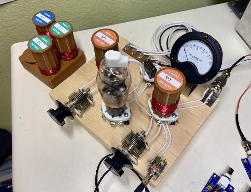 Radio Plug-in Coil Form + Tri-Tet Transmitter Parts
