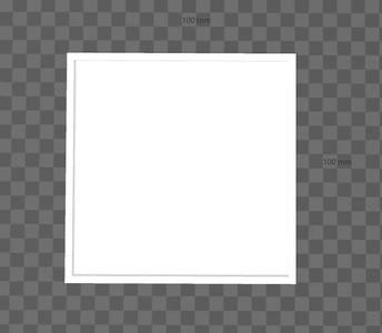 Blank 160 x 160 sign