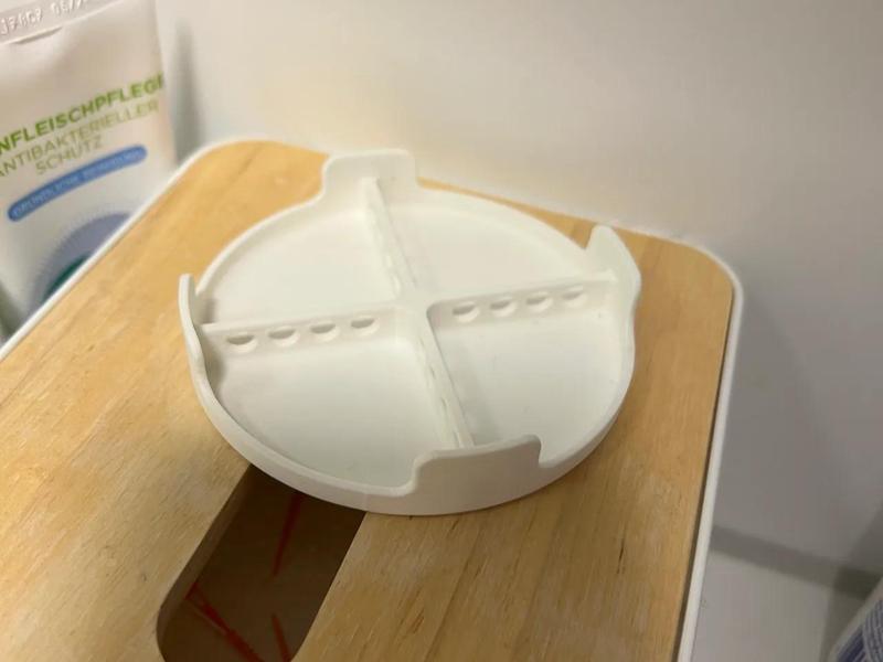 Zahnputzbecher Abtropfschale