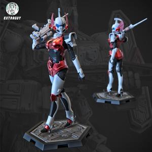 Swan Helmet Pilot Girl 3D Printable 32mm