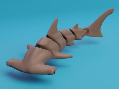 Articulated Hammerhead Shark