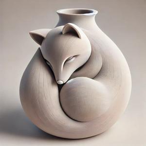 Fox Vase
