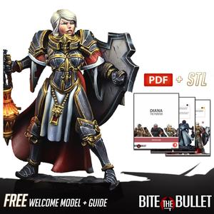 [Free] Model + Painting Guide (Diana, the War Sister Purifier)