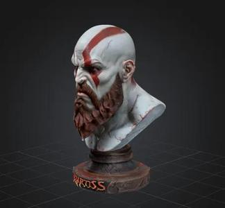 kratos bust