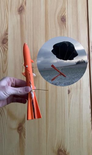 Launch Rocket With Parachute