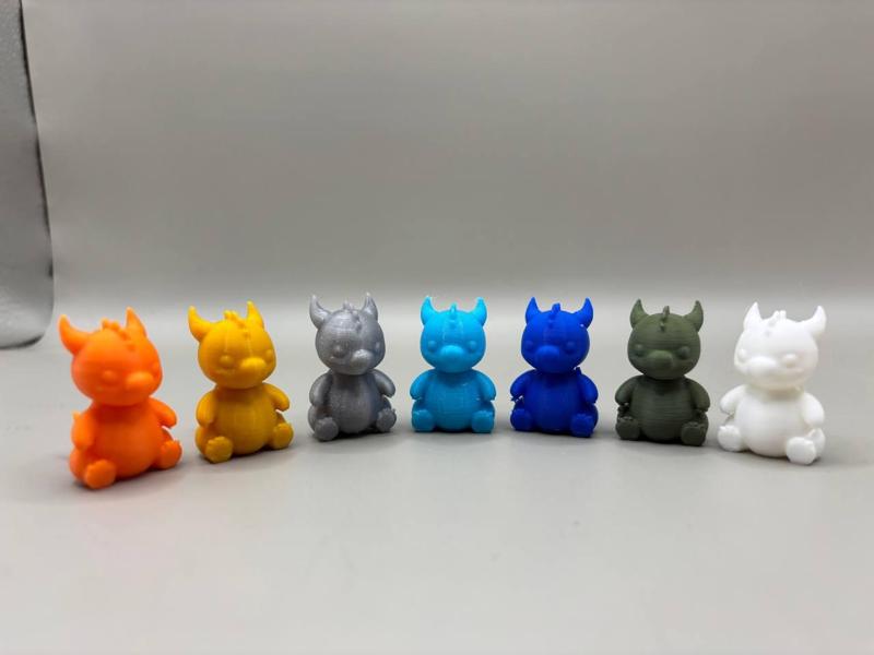 Smokey the Dragon – Tiny, Cute & Quick to Print