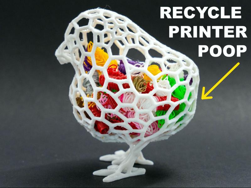 Easter Poop Recycling Chick