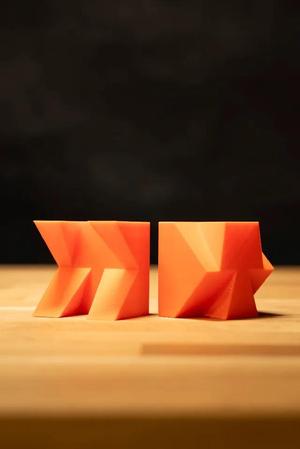 Interlocking Puzzle Cube (2 Parts)   
