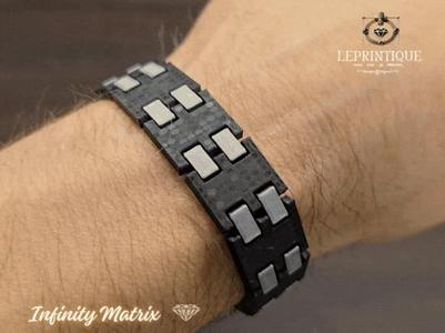 Armband - Infinity Matrix – Print-in-Place 