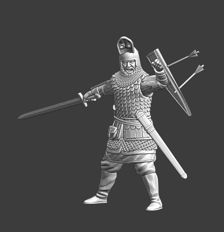 Medieval Noble Kievan Rus – shield up