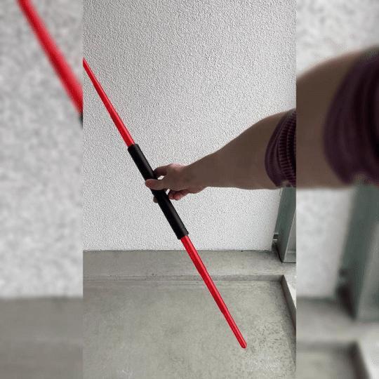 Small Collapsing Dual Bladed Light Sword