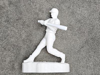 Baseball Player Statue