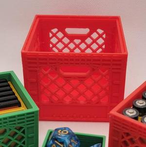 Mini Milk Crate Storage Box – 3in