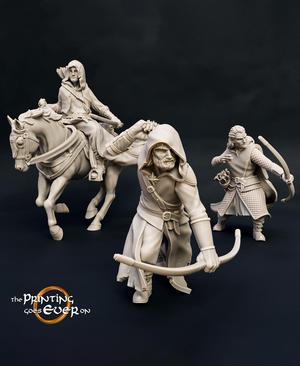 Rangers with Bows – On Foot and Mounted